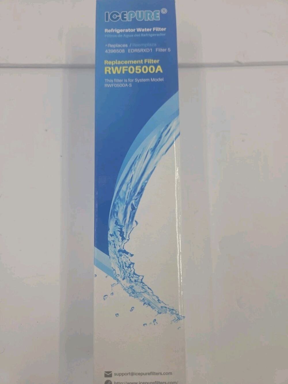 IcePure RWF0500A Refrigerator Water Filter Whirlpool Kenmore 4396508 EDR5RXD1